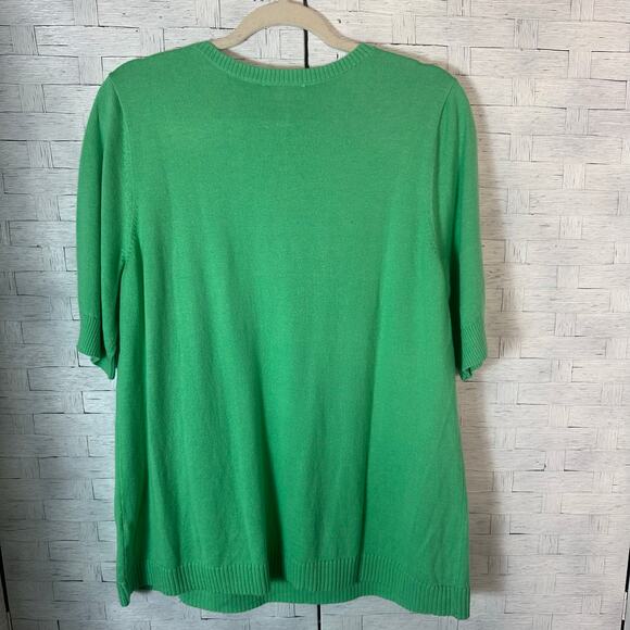 D&co women’s sweater graphic print electric grandma Eminem short balloon sleeve - Picture 2 of 9